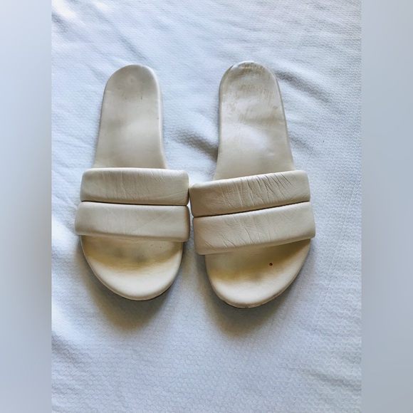 Beek Cream Slide Sandals - Picture 1 of 10